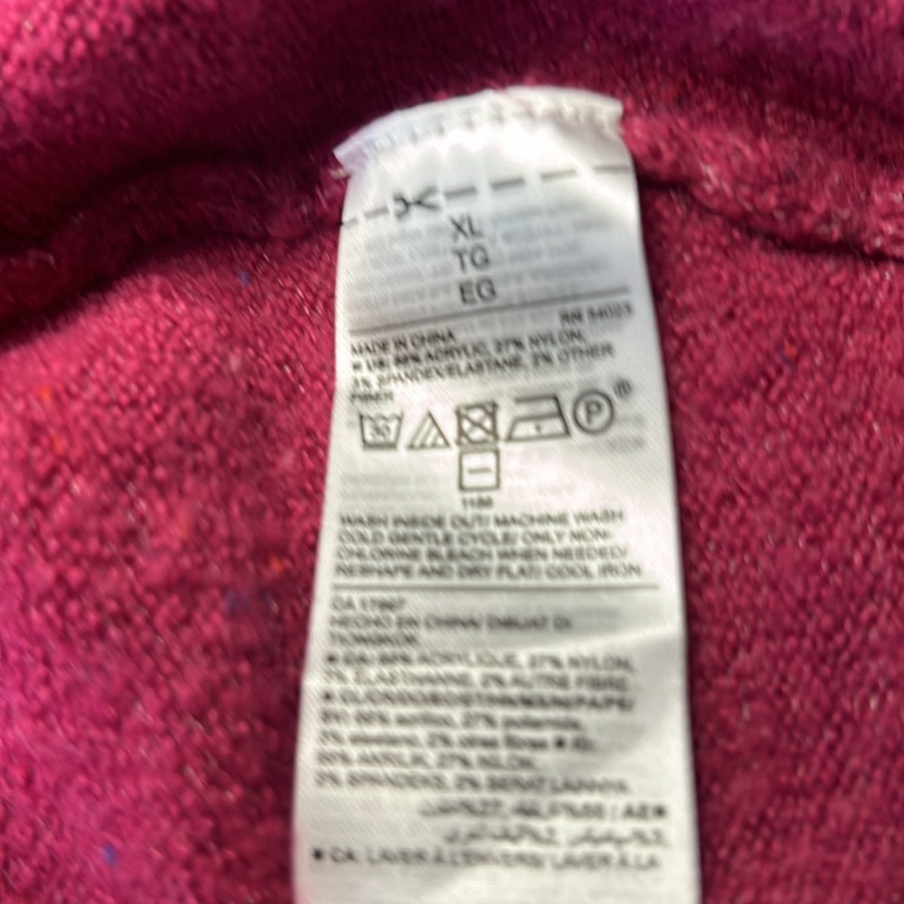 Old Navy XL women’s purple long sleeve cardigan - Picture 4 of 4